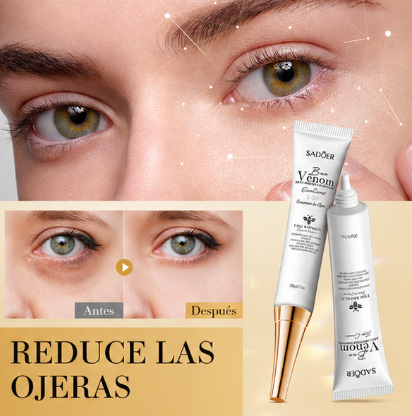 Contorno de Ojos Reafirmante Antiarrugas con Veneno de Abeja (20g) Efecto Lifting Natural