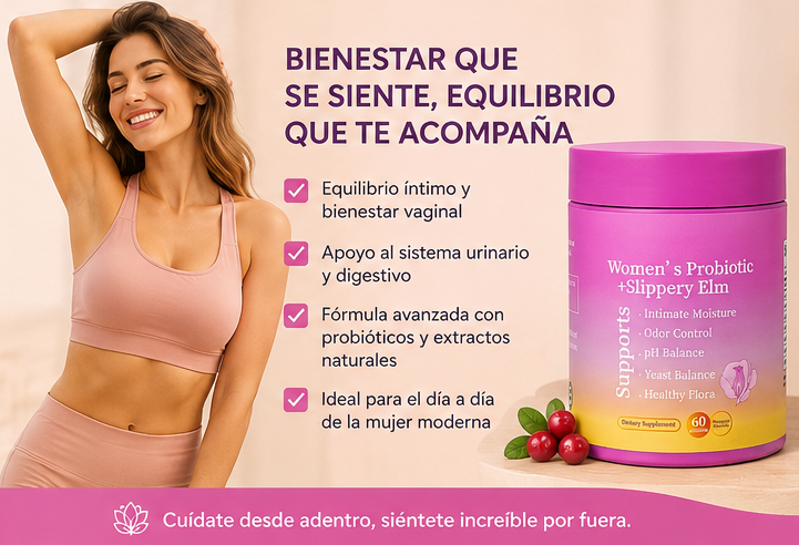 Suplemento Probiótico para Mujeres - Supports 60 Cápsulas