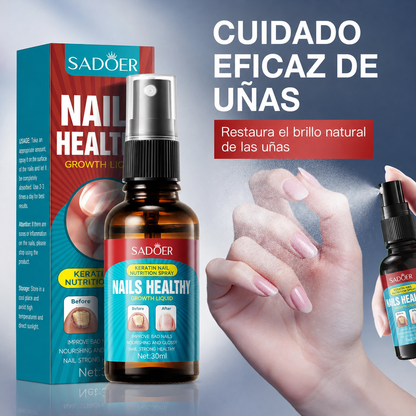 Pack 2 Unidades Spray de Nutrición Con Queratina Para Uñas 30ml Sadoer