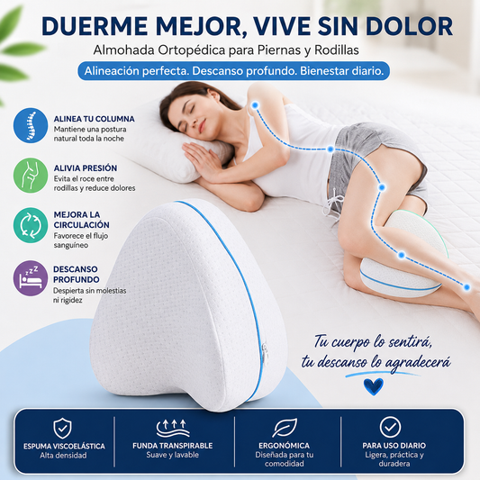 Almohada Relajante Ortopédica Para Piernas