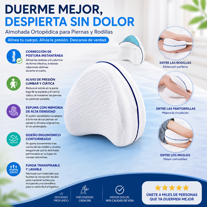 Almohada Relajante Ortopédica Para Piernas