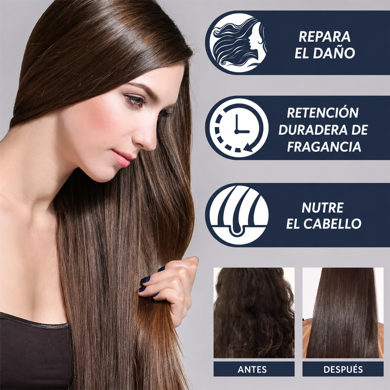 Pack de 2 Crema Para Alisar el Cabello 60ml Eelhoe